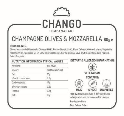 Champagne Olives & Mozz (6 Units - Half a Dozen)